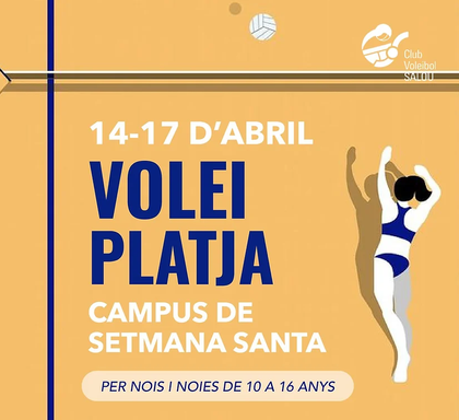 Campus Setmana Santa Voleibol Platja 