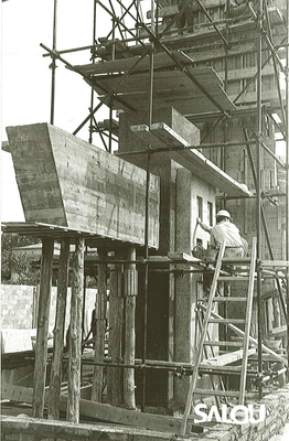 Construcció del monument de Jaume I. Any 1965 II