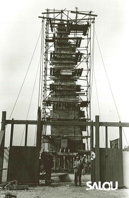 Construcció del monument de Jaume I. Any 1965