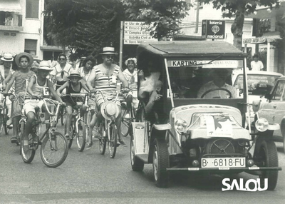 Turistes a Salou. Any 1989