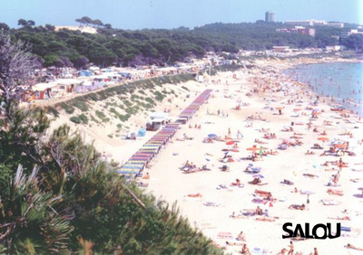 Llarga beach. 1990s