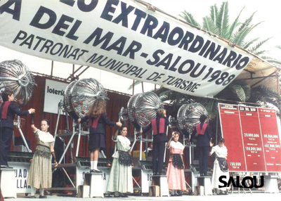 Lottery draw. Sea Day. 1988