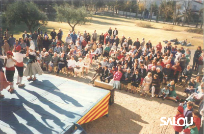 Old people’s festivity in Torre Vella. 1988