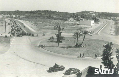 Plaza Europa square. 1970s