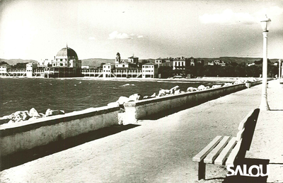 Salou harbour. 1960s