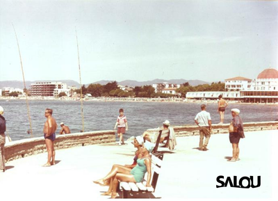 Salou harbour. 1975