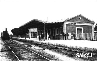 Train station. It was opened in 12 March 1865 with the route between Amposta and Tarragona.