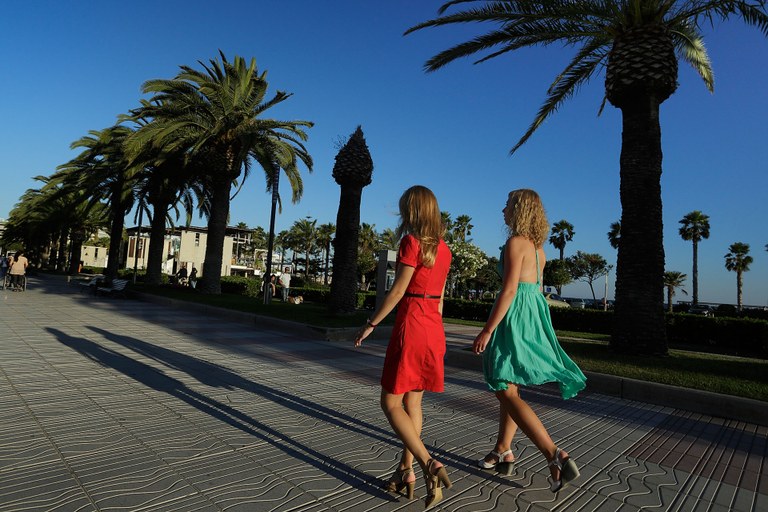 Walk under the light of Salou