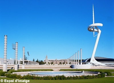 Estadio Olímpico y Torre de Calatrava