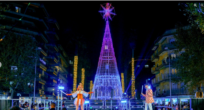 Encendida de luces de Navidad