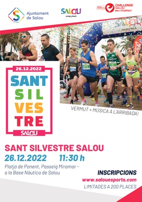 Cartell Sant Silvestre Salou 2022