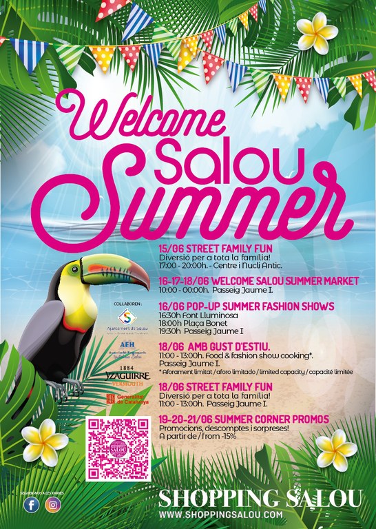 Cartell Welcome Salou Summer 2023