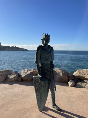 estatua rey jaume I salou