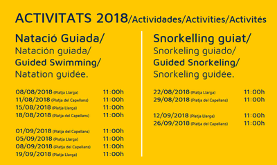 Horaris Vies Braves (08-09 / 2018)