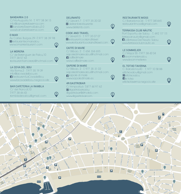 Jornades Gastronòmiques del Calamar 2018 (mapa)
