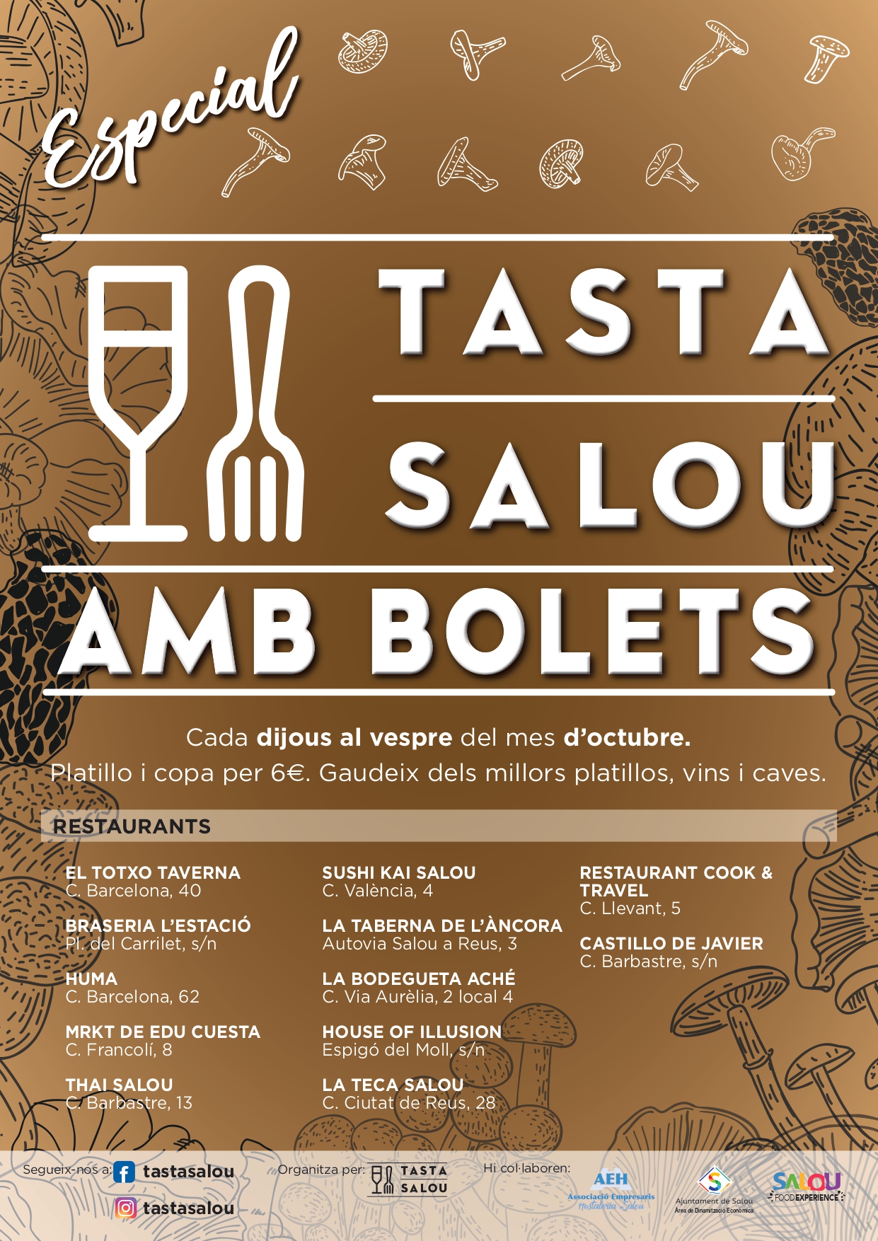 tasta salou bolets
