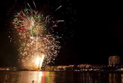 Fireworks castle