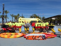 La capital de la Costa Dorada despliega el servicio de salvamento y socorrismo en las playas del municipio