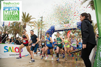 Más de 700 participantes en la media de Salou de este sábado