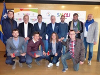 RECEPCIÓN INSTITUCIONAL A SMARTFOOTBALL BUSINESS GROUP PARA LA PROMOCIÓN DEPORTIVA RESPECTO DE SALOU