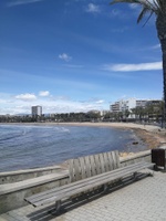 Salou abre sus playas y calas a partir de hoy lunes, con la entrada en la fase 2 de desescalada