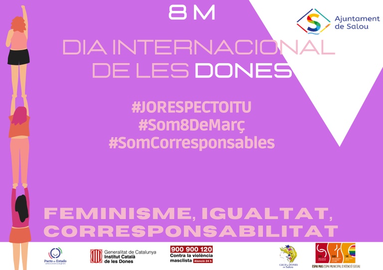 Salou se vuelca en la celebración del 8M, Día internacional de las Mujeres