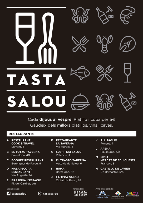 La ruta gastronòmica Tasta Salou torna a partir del proper dijous, 20 de maig