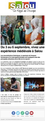 Du 3 au 6 septembre, vivez une expérience médiévale à Salou