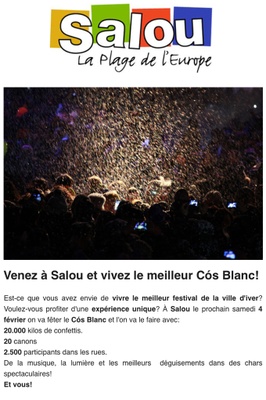 Venez à Salou et vivez le meilleur Cós Blanc!