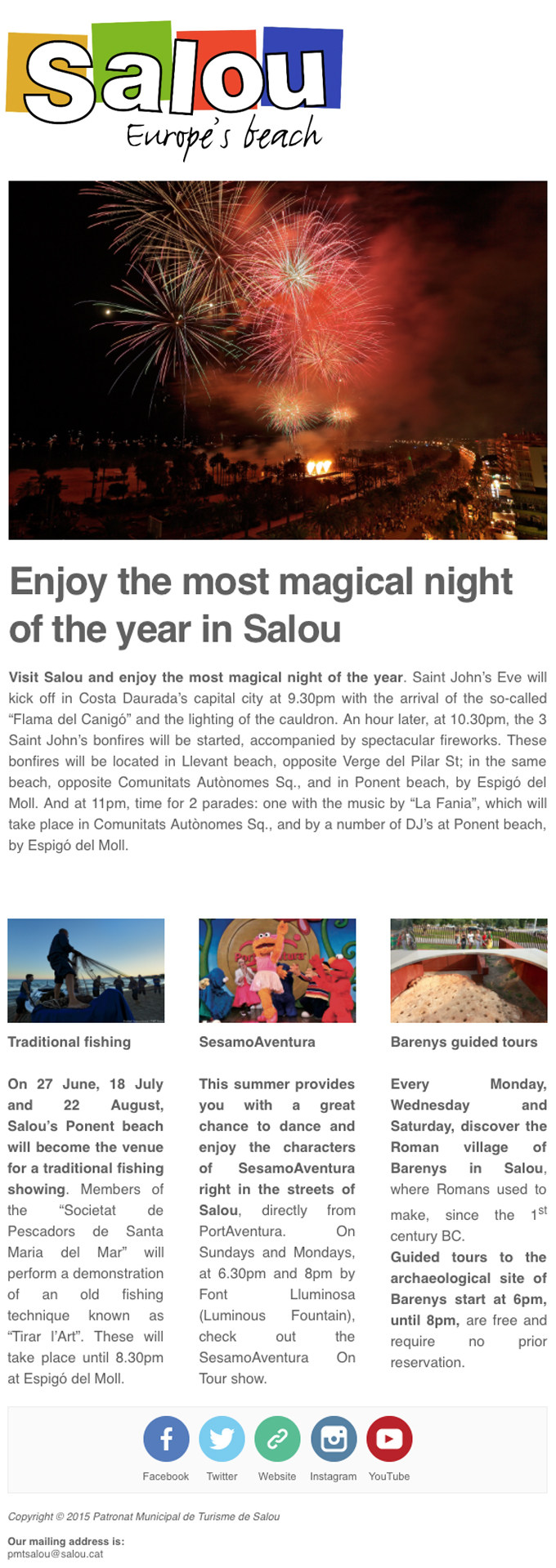Enjoy the most magical night of the year in Salou