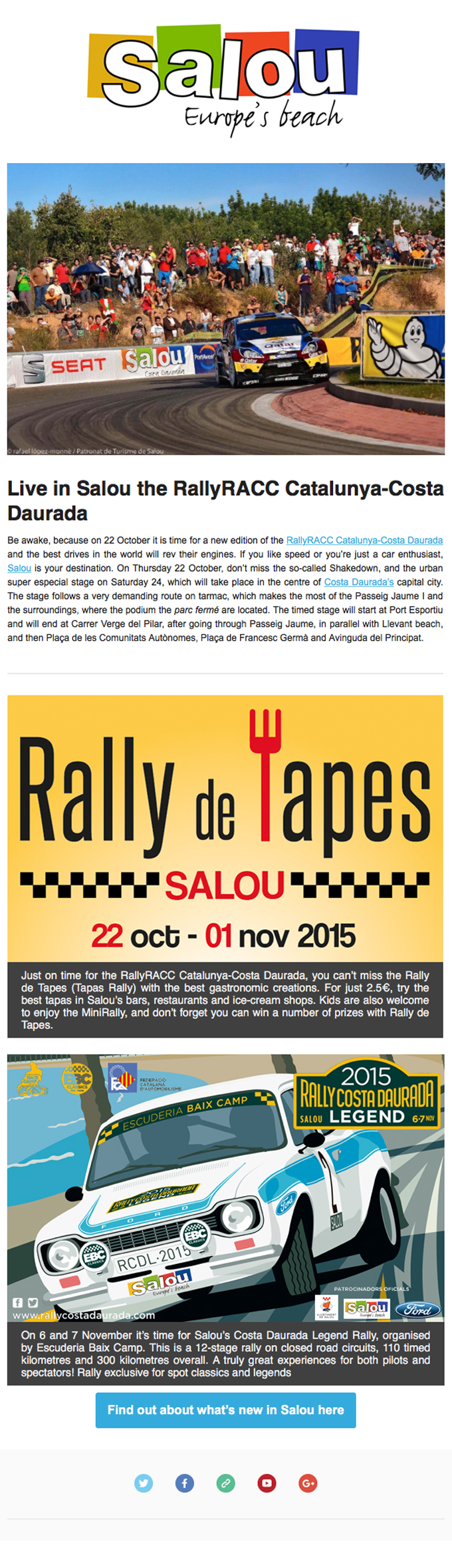 Live in Salou the Rally RACC Catalunya-Costa Daurada